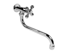 Kohoutek umyvadlový nástěnný Mereo Retro Viktorie CBL701 chrom