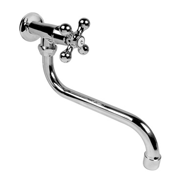 Kohoutek umyvadlový nástěnný Mereo Retro Viktorie CBL701 chrom