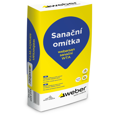 Omítka sanační webersan WTA 20 kg