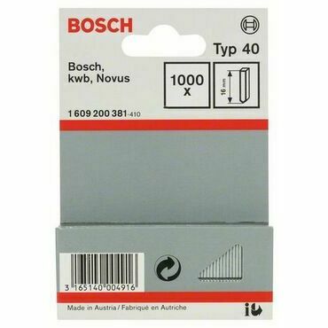 Spony Bosch typ 40 16 mm 1 000 ks