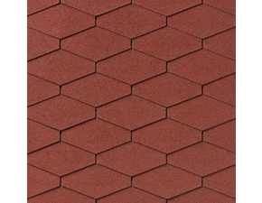 Šindel asfaltový IKO 2.0 Diamant Plus 10 Cihlově červená 2,0 m2