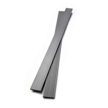 Lišta zakončovací plochá DŘEVOplus PROFI grey 10×62×2 000 mm