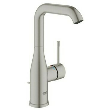 Baterie umyvadlová stojánková Grohe Essence velikost L SuperSteel 32628DC1