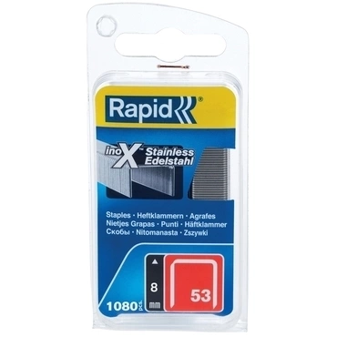 Spony nerez Rapid High Performance 53 11,3×8×0,7 mm 1 800 ks