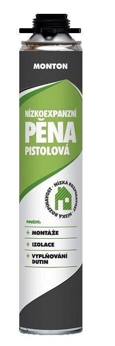 SOUDAL Pěna montážní nízkoexpanzní Soudal Monton pistolová 750 ml