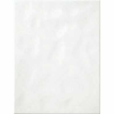 Obklad Rako System 25×33 cm bílá zvlněná lesklá WARKB000