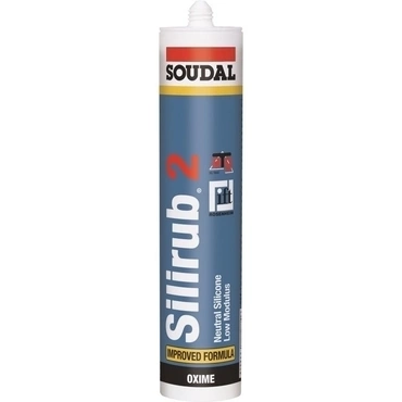 Tmel silikonový Soudal SILIRUB 2 transparentní 310 ml
