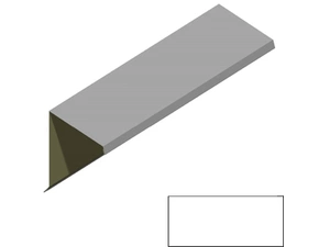 Ukončení pultové střechy RS312S-60 SP 25 RAL 9010 bílá