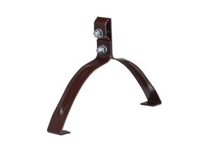 Držák hromosvodu Betonpres na hřeben hnědá