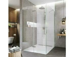 Dveře sprchové + boční stěna Mereo Novea CK10417ZL 1 200×1 200 mm levé chrom/čiré sklo