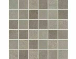 Mozaika Rako Extra 5×5 cm (set 30×30 cm) hnědošedá DDM06721
