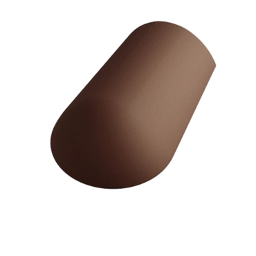 Hřebenáč koncový Betonpres Optimal tmavohnědá