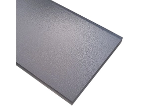 Deska polykarbonátová plná strukturovaná TEX 6 2UV grey 1 400×4 500 mm