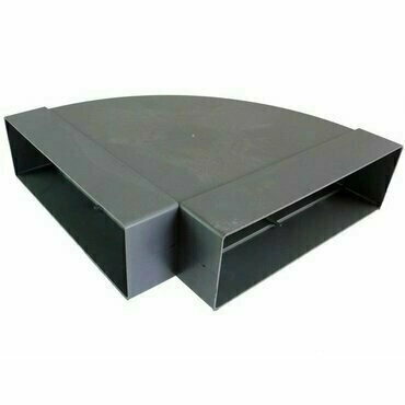 Potrubí čtyřhranné oblouk horizontální Regulus 60×200 mm 90 °