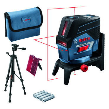 Laser křížový Bosch GCL 2-50 C + držák RM2 + stativ BT 150 (bez AKU)