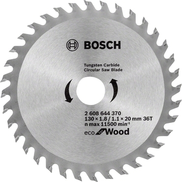 Kotouč pilový Bosch Eco for Wood 130×20×1,8 mm 36 z.