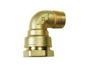 Koleno 90° svěrné Gebo BWA 20 mm × 1/2" vnější závit