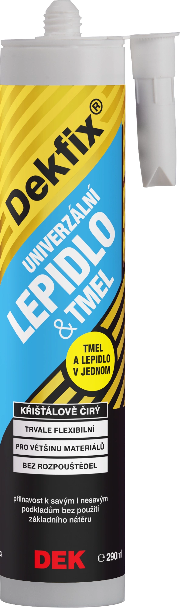 DEK Lepidlo a tmel univerzální DEKFIX čiré 290 ml