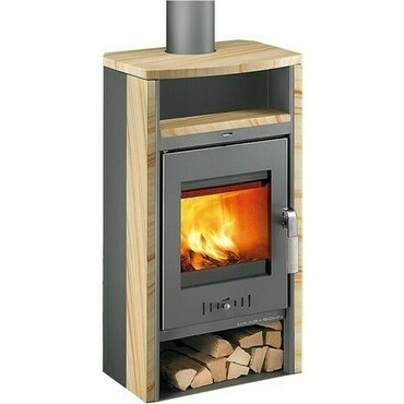 Kamna krbová Haas+Sohn Livorno antracit/pískovec