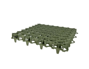Tvárnice zatravňovací plastová Temagrid 400 zelená 470×470×40 mm