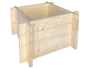 Záhon dřevěný 1000×1000×700 mm