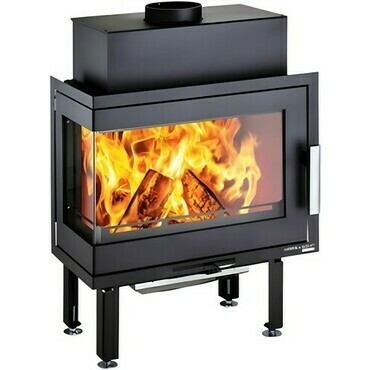 Vložka krbová Haas+Sohn SOHO černá pravá