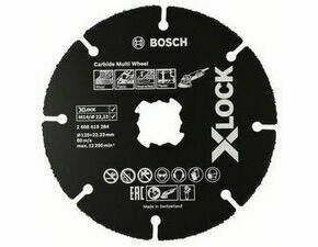 Kotouč řezný Bosch Carbide Multi Wheel X-LOCK 125×1 mm