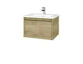 Skříňka umyvadlová Dřevojas BONO SZZ 60 Arlington/Arlington vč. umyvadla Euphoria