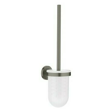 Souprava na čištění toalety Grohe Essentials kartáčovaný Hard Graphite