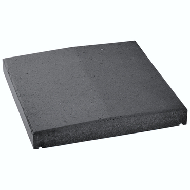 Deska zákrytová BEST V sedlová pro sloupky antracit 500×500×70 mm