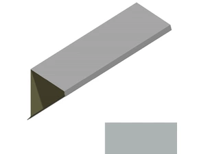 Ukončení pultové střechy RS312S-60 SP 25 RAL 9007 tmavě stříbrná