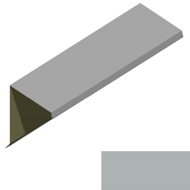 Ukončení pultové střechy RS312S-60 SP 25 RAL 9007 tmavě stříbrná