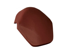 Uzávěra hřebene Bramac Protector s vrutem červenohnědá