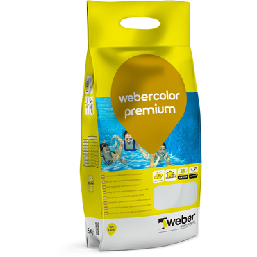 Hmota spárovací webercolor premium 5 kg bílá