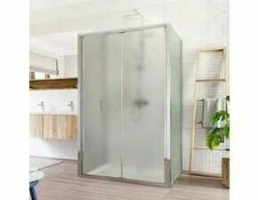 Dveře sprchové + boční stěna Mereo Lima CK87292K 900×800×900 mm chrom/Point