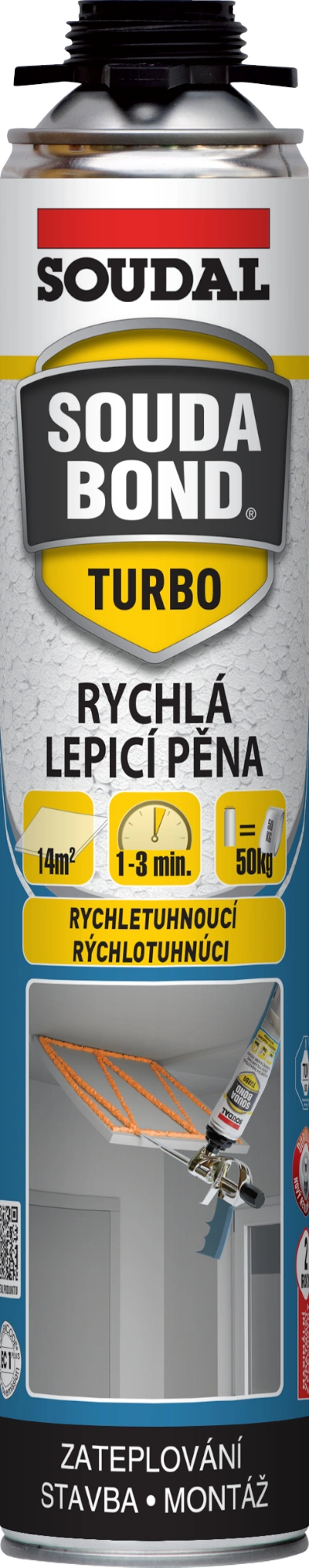 SOUDAL Pěna lepicí Soudal SOUDABOND EASY Turbo pistolová 750 ml