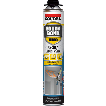Pěna lepicí Soudal SOUDABOND EASY Turbo pistolová 750 ml