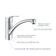Baterie dřezová stojánková Grohe Eurosmart chrom 33281003