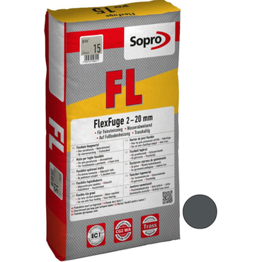 Hmota spárovací Sopro FlexFuge antracit 25 kg