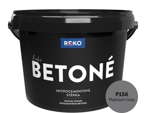 Stěrka dekorativní Roko Betoné P156 Platinum Grey 7 kg