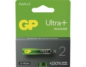 Baterie GP Ultra Plus Alkaline AAA 2 ks