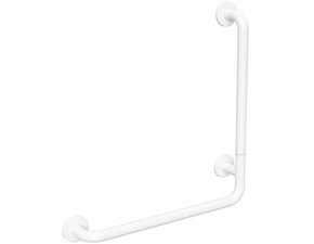 Držadlo nástěnné opěrné Bemeta Help 680 mm pravé s krytkou, skládané bílé