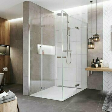Kout sprchový Mereo Novea CK13843ZVR 1 000×1 200 mm chrom/čiré sklo