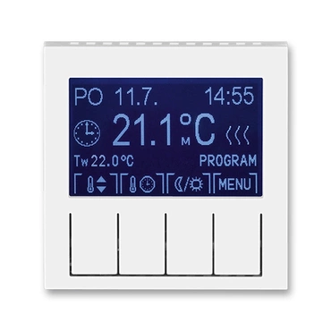 Termostat univerzální digitální ABB Levit bílá