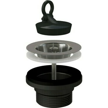 Výpust dřezová Alca A33-ECO 6/4" s nerezovou mřížkou DN 70