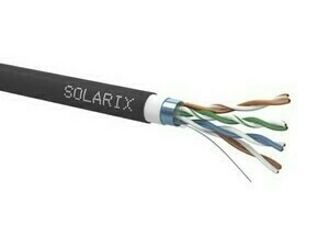 Kabel instalační Solarix CAT5e FTP stíněný PE metráž
