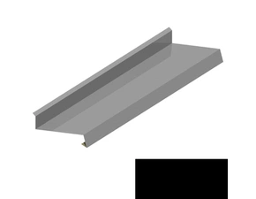 Oplechování římsy RS200S SP 25 RAL 9005 černá