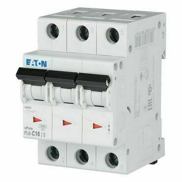 Jistič Eaton PL6-C16/3 6 kA C 16 A