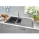 Baterie dřezová stojánková Grohe Eurosmart Cosmopolitan vysoká výpusť, chrom 32843002