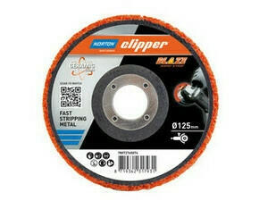Kotouč čistící Norton Clipper 125×22 mm oranžový na kov